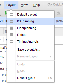 Excute I/O planning