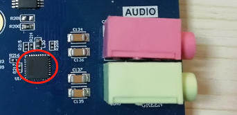 Audio Interface and Chip Physical Picture